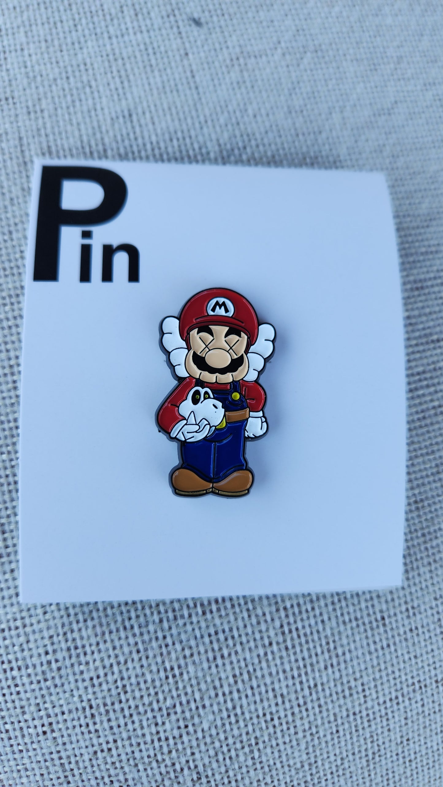 Mario hat pin
