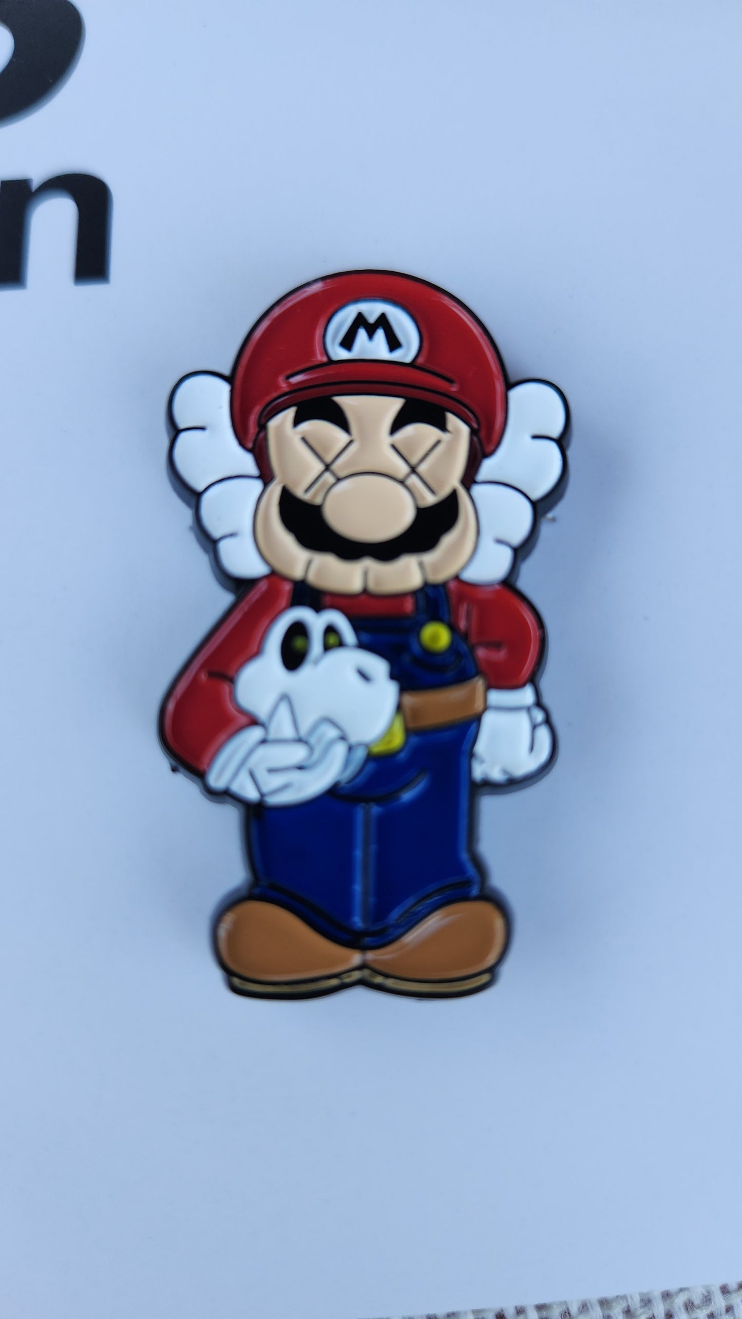 Mario hat pin