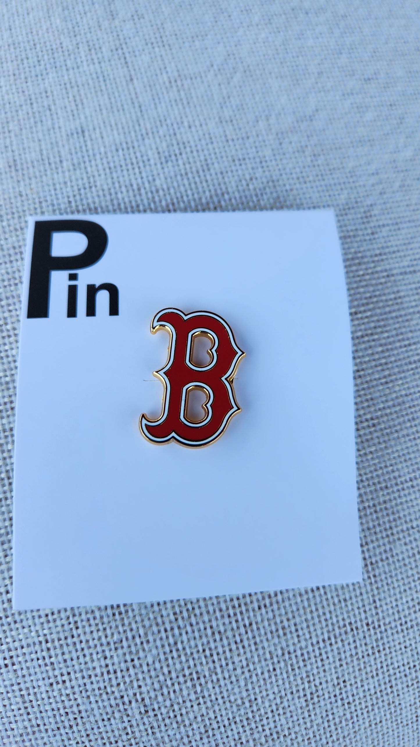 Boston Letter B Hat Pin