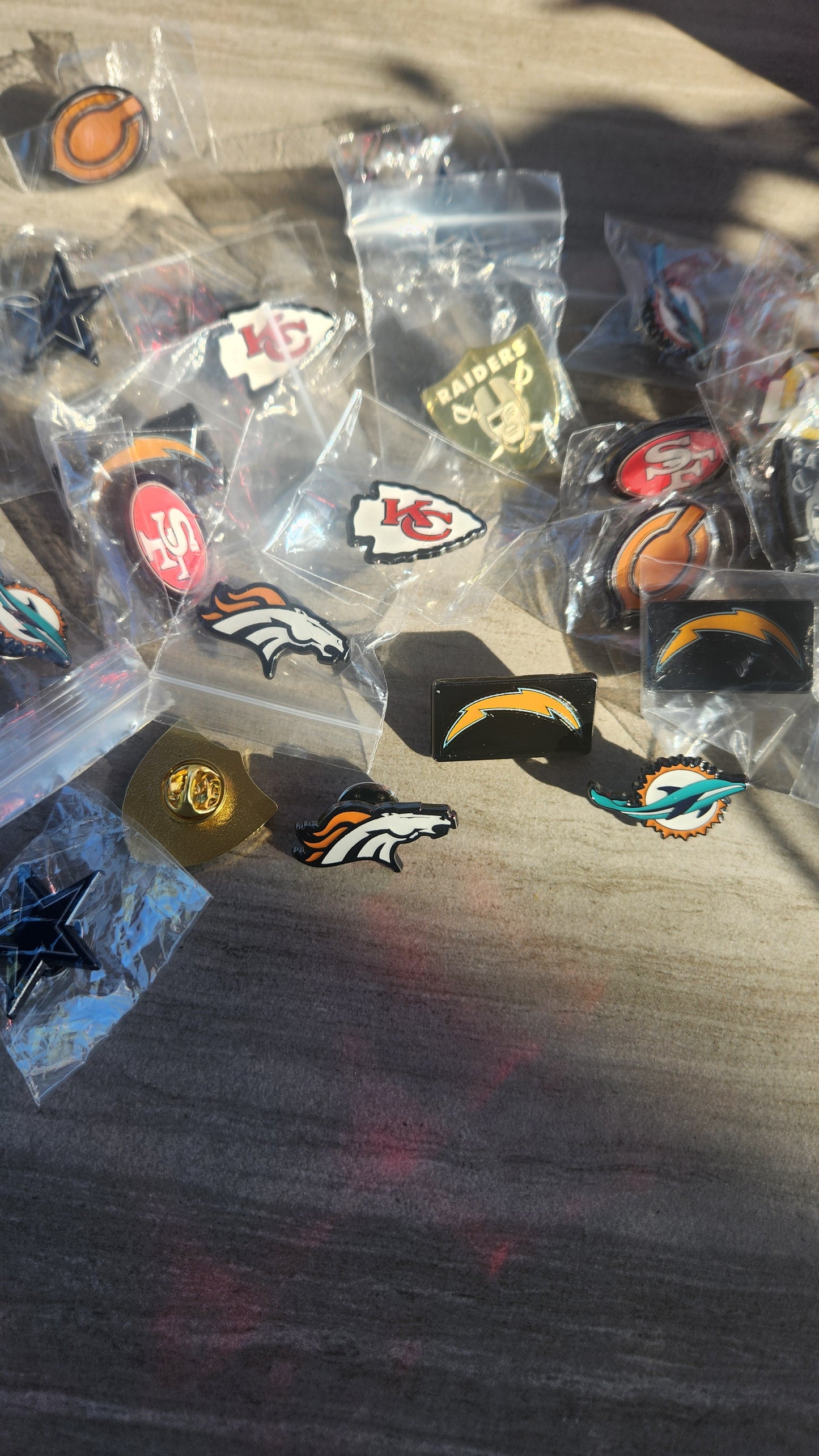 Small NFL Teams Pins