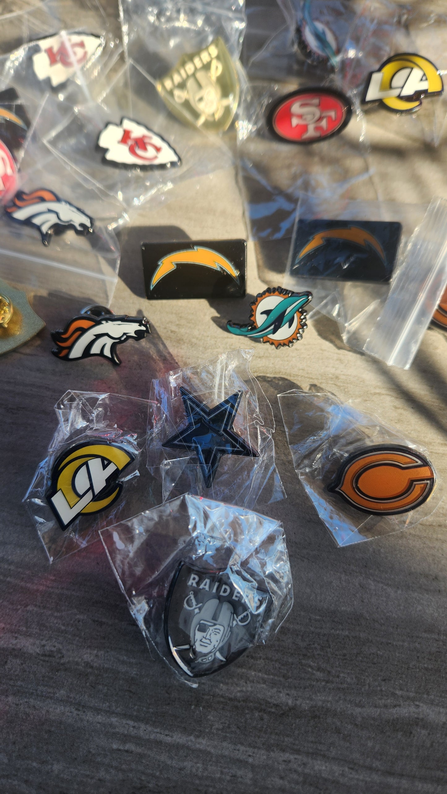 Small NFL Teams Pins