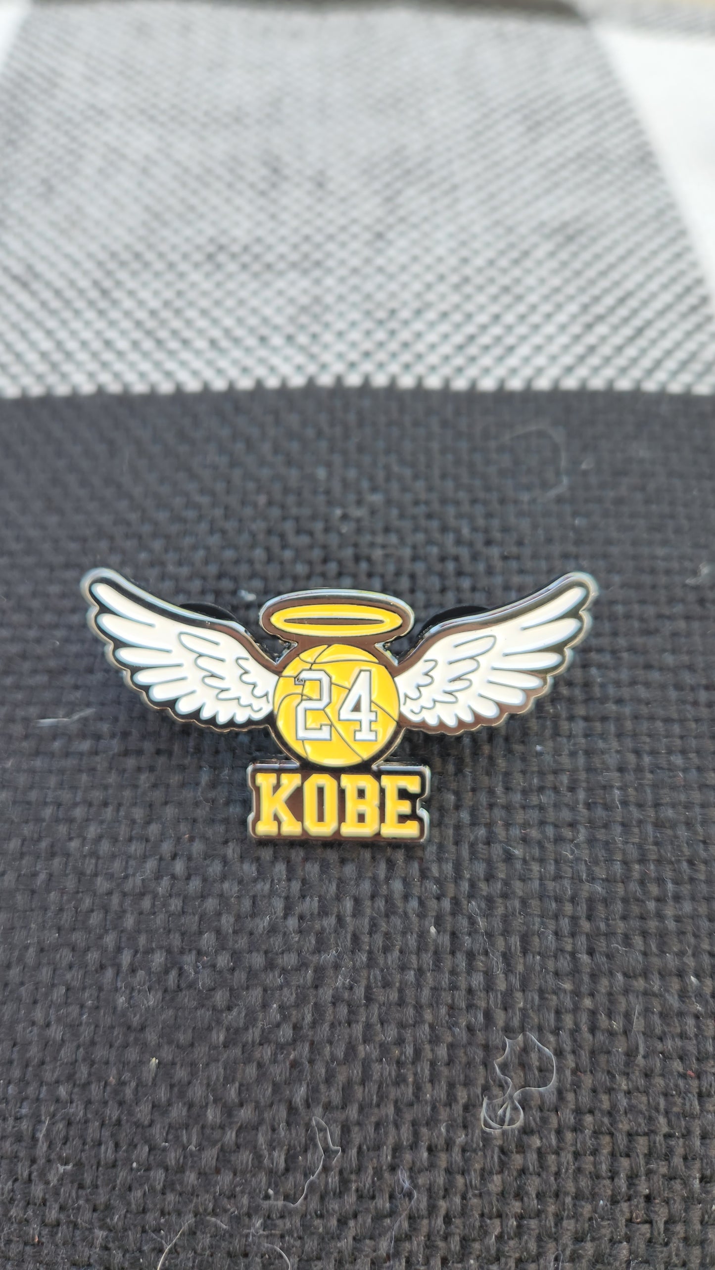 Kobe Angel hat pin